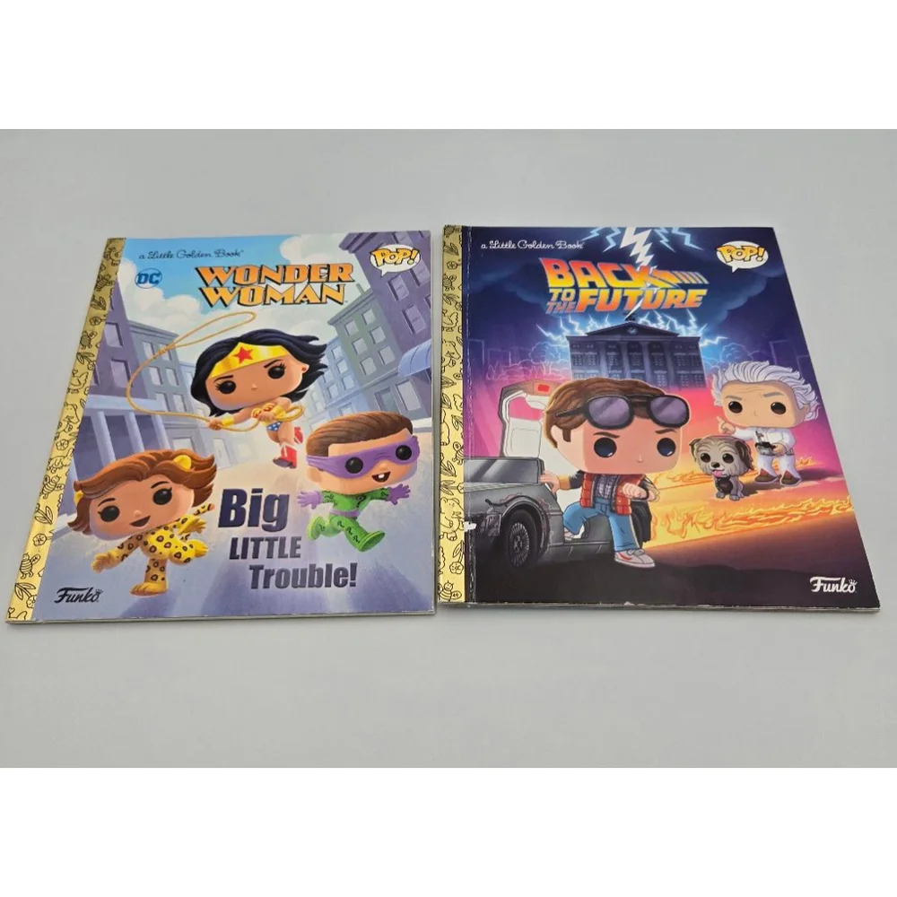 Golden Books Wonder Woman Back to the Future Pop Books Multicolor